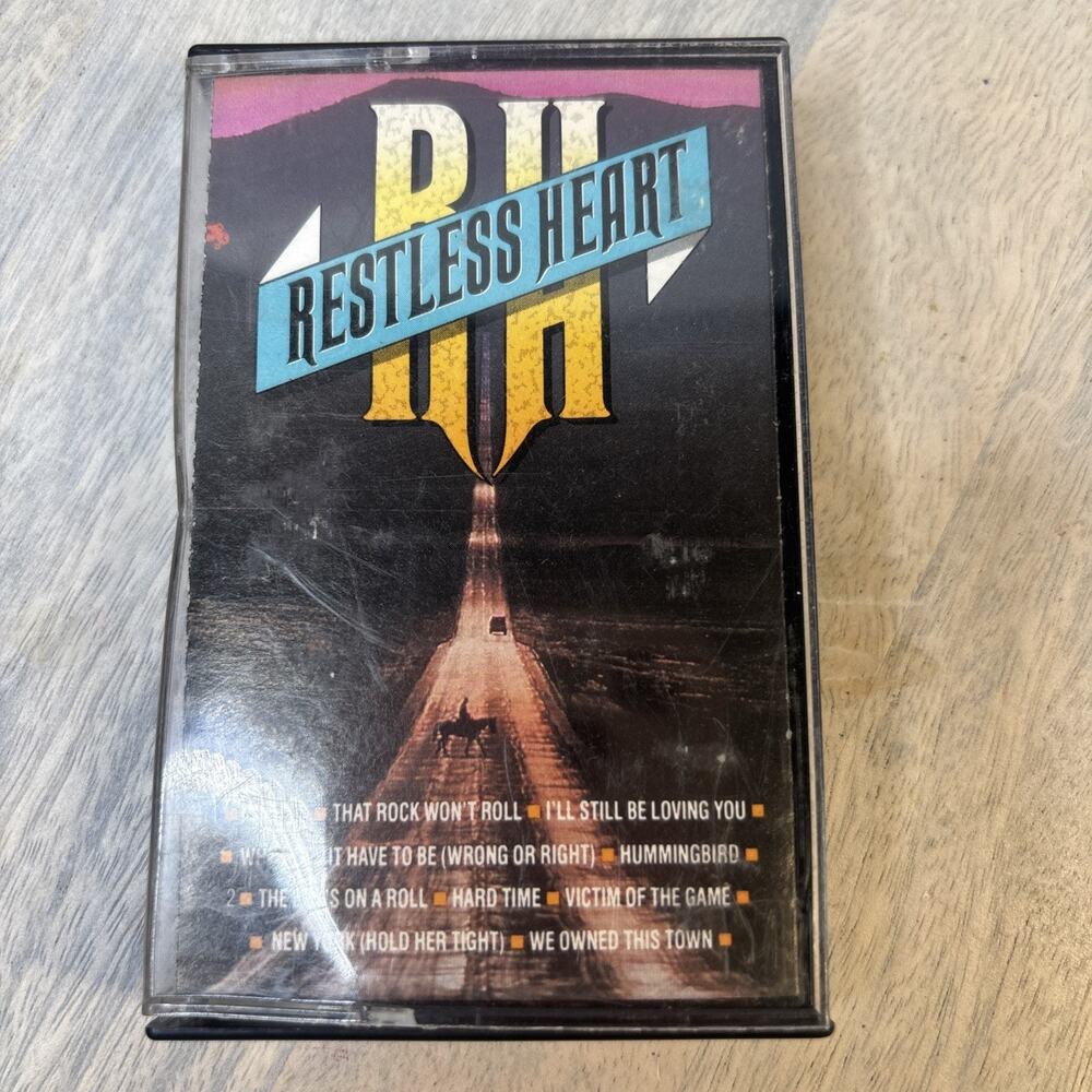 Wheels by Restless Heart (Cassette, Oct-1990, RCA)